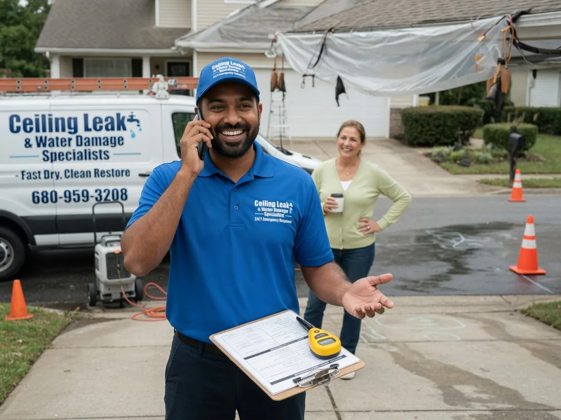 Ceiling Leak Cleanup Northport, MI FAQs